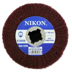 Nikon NIK34239 100x100x19mm 400 Kum Non Woven Kanallı Mop Zımpara