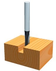 Makita D-07892 Freze Düz kanal Kanal Açma Bıçak Ucu