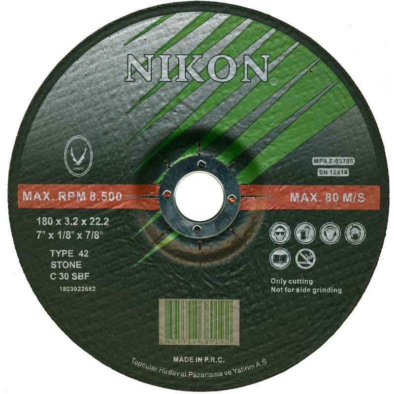 Nikon NIK38017 115x2,5x22mm Bombeli Beton Kesme Taşı