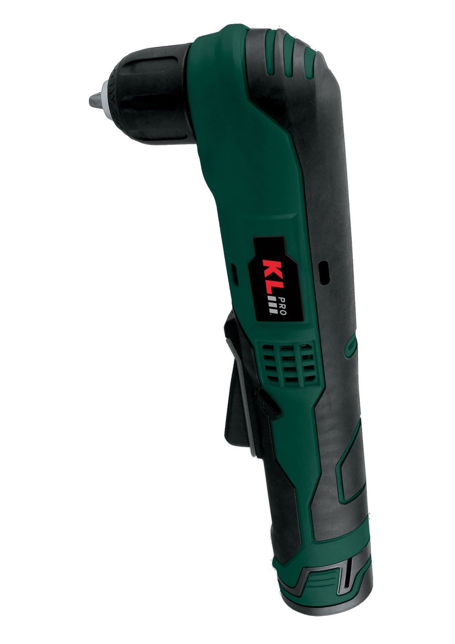 Klpro Kldam1020 10,8Volt/2.0Ah Li-İon Çift Akülü Profesyonel Dik Açılı Matkap