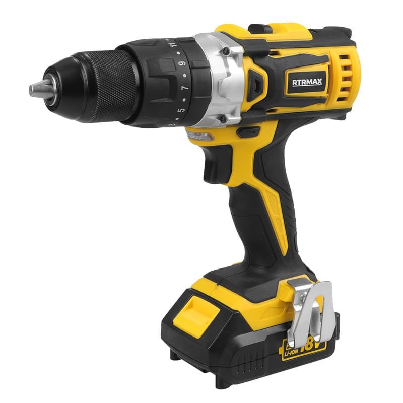 RTRMAX RTX1816 X-LION 18V 2x2Ah Akülü Darbeli Matkap