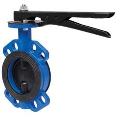 ETM DN150 PN6-PN10-PN16 Flanşlı Döküm Gövdeli Kelebek  Vana 6''