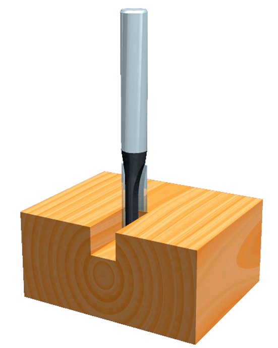 Makita D-09260 Düz Kanal Freze Ucu