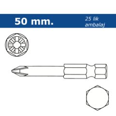 Proscr SCR03063 PH1 50mm Yıldız Bits Ucu