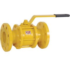 ETM DN50 PN25 Flanşlı Uzun Tip Doğalgaz Küresel Vana 2''