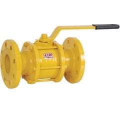 ETM DN125 PN25 Flanşlı Uzun Tip Doğalgaz Küresel Vana 5''