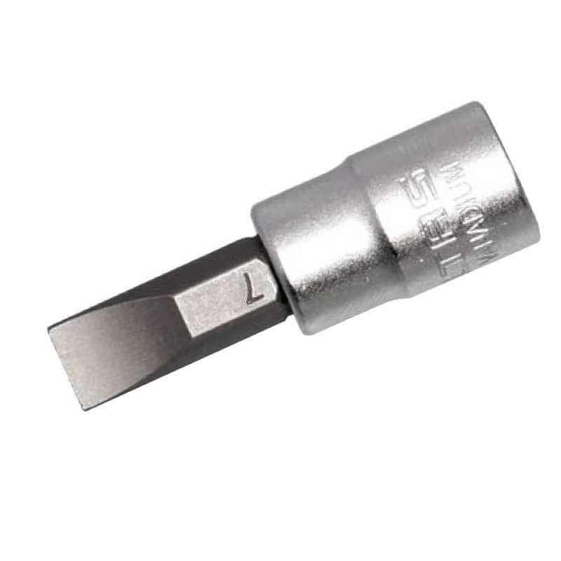 İzeltaş 1107061407 1/4'' 7mm Lokmalı Düz Uç