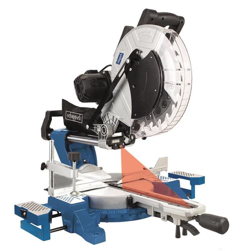 Scheppach HM140L Lazerli Kızaklı Gönye Kesme Testere