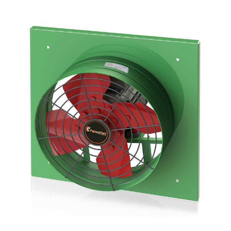 Fanexfan F4-KK-700-01 4 Kanatlı Metal Pervaneli Yuvarlak Aksiyal Aspiratör Trifaze