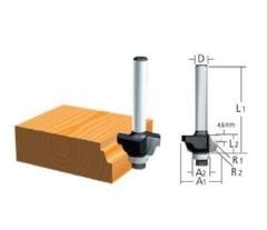 Makita D-09581 Rulmanlı Kordon Bıçağı (Çift Kavisli) Freze Ucu