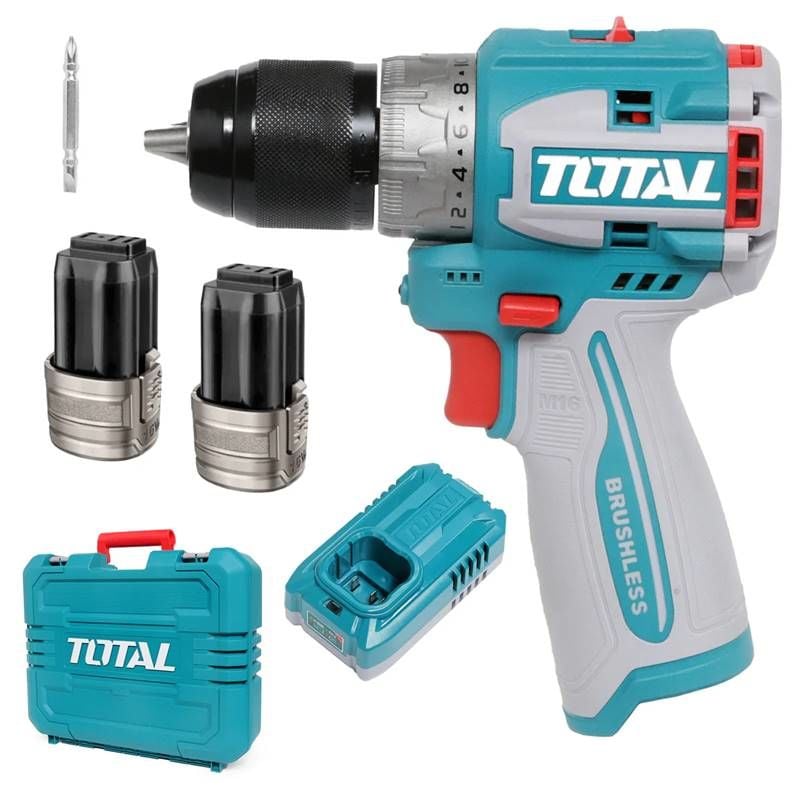 Total TDLI16682 Akülü Kömürsüz Matkap