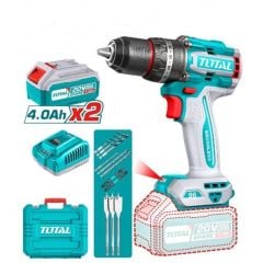 Total TIDLI20968E Akülü Darbeli Kömürsüz Matkap 20V 2x4.0Ah