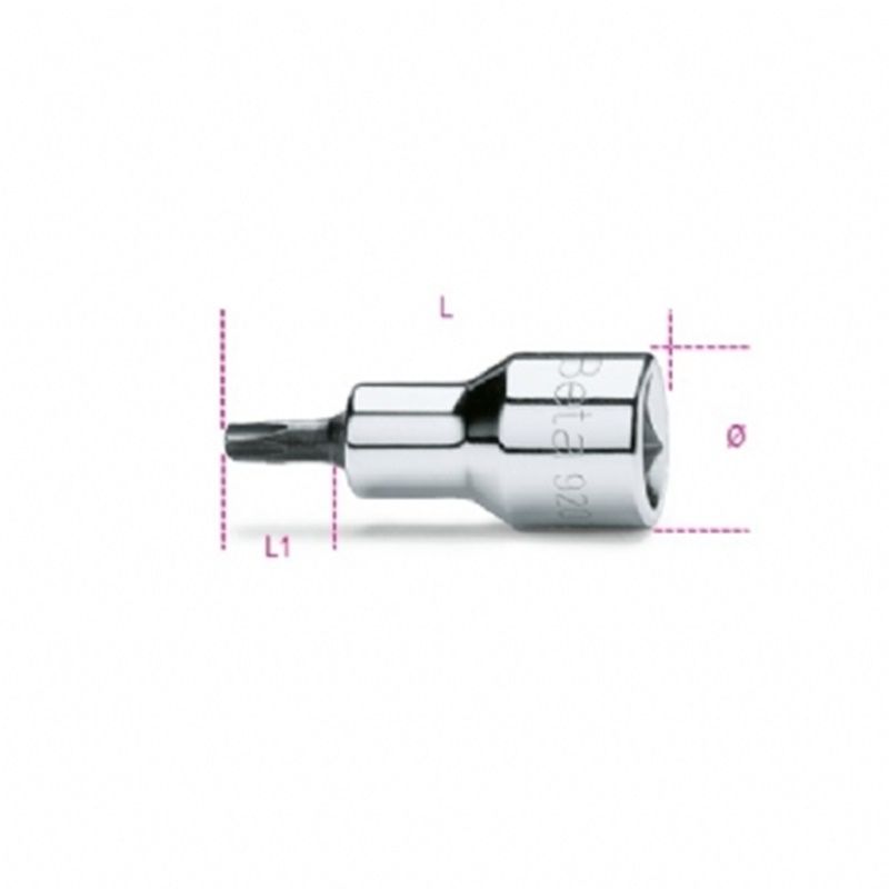 Beta 009200533 920TX-L T27L 1/2'' Torx Uzun Allen Lokma