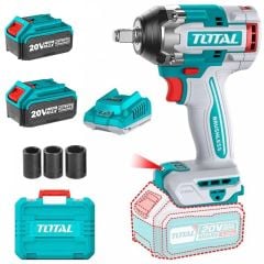 Total TIWLI2050E Akülü Kömürsüz Somun Sıkma 20V 2x4.0 Ah