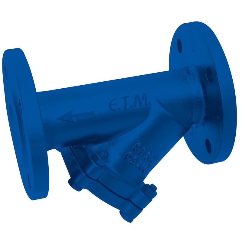 ETM DN100 PN16 Flanşlı Y Tipi Pislik Tutucu 4''
