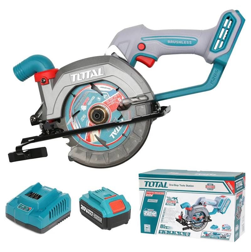 Total TSLI14021 Akülü Kömürsüz Daire Testere 20V 1x4.0 Ah