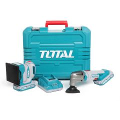 Total TCKLI20276E Akülü Çok Amaçlı Kesici Titreşimli Avuç Zımpara Alet Seti