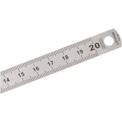 Stanley 1-35-522 200mm x 13mm Paslanmaz Esnek Çelik Cetvel
