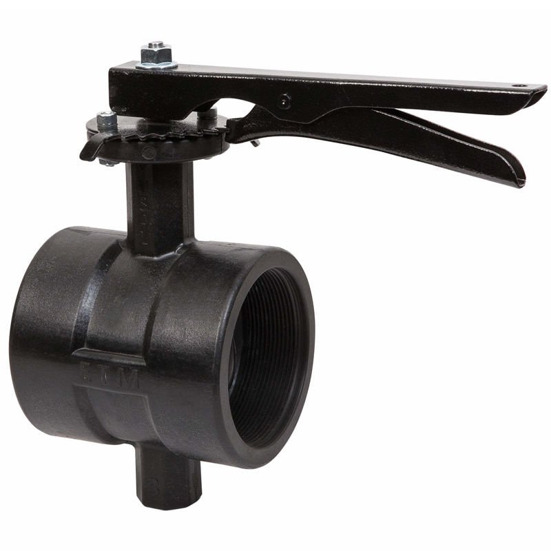 ETM DN65 Polyamid Gövdeli İçten Dişli Kelebek Vana 2 1/2''