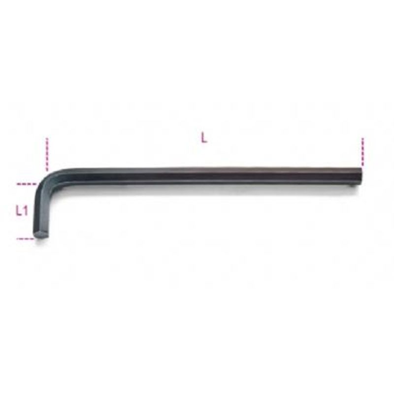 Beta 000960825 96L 2,5mm Uzun Allen Anahtar