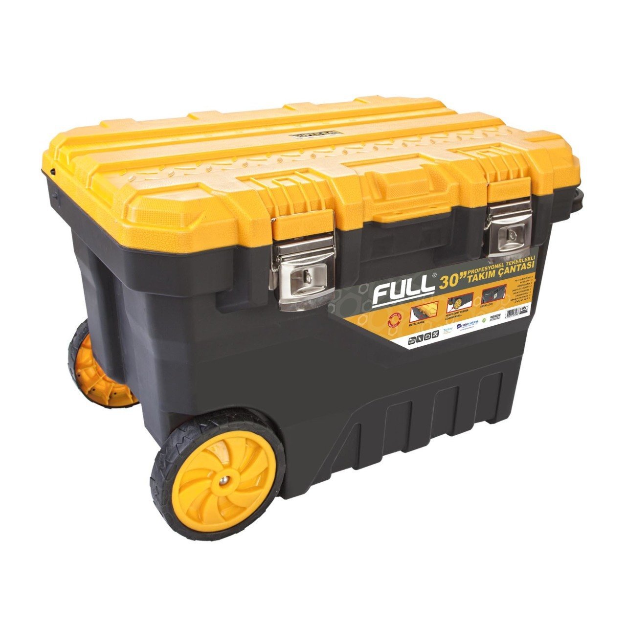 Full FULLPRO30 Metal Kilitli Tekerlekli Geniş Takım Çantası