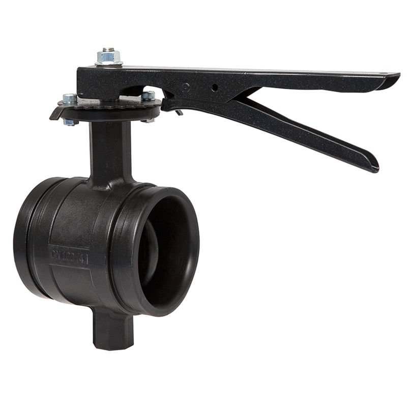 ETM DN100 Kaplin Kelepçe Bağlantılı Kelebek Vana 4''