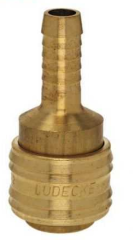 LÜDECKE ES 10 T Stoper Gövde (Hortum İçin 10mm)