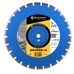 Baumesser 450x4,0x10x25,4 Beton Kesimi için Testere