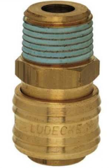 LÜDECKE ES 14 A Stoper Gövde (1/4” Erkek)