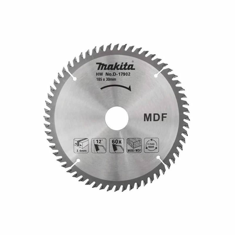 Makita D-17902 Tct Elmas Daire Testere 185x30mm 60 Diş