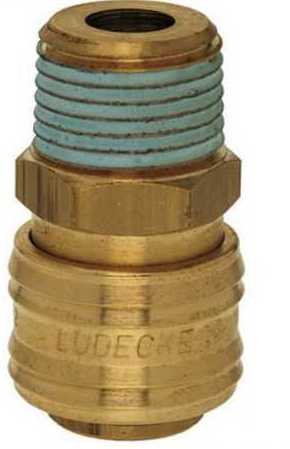 LÜDECKE ES 38 A Stoper Gövde (3/8” Erkek)