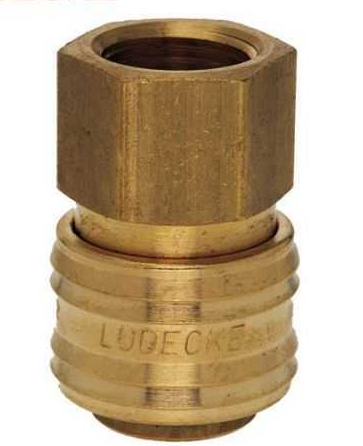 LÜDECKE ES 38 I Stoper Gövde (3/8” Dişi)