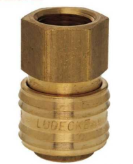 LÜDECKE ES 38 I Stoper Gövde (3/8” Dişi)