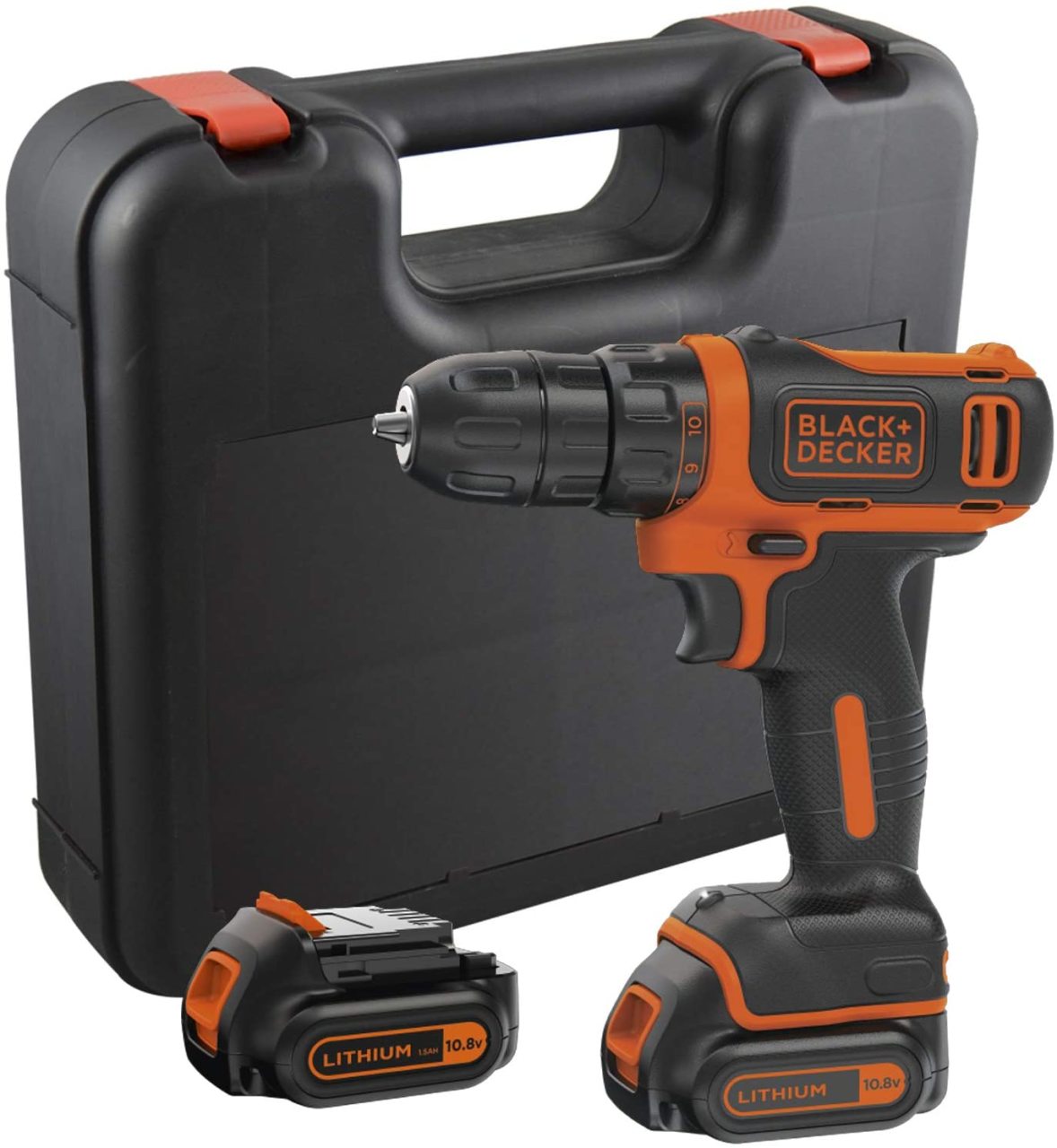 Black+Decker BDCDD12KB 10.8V 1.5Ah Lı-Ion Çift Akülü Vıdalama