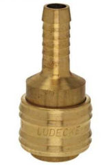 LÜDECKE ES 9 T Stoper Gövde (Hortum İçin 9mm)
