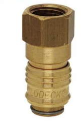 LÜDECKE ESM 14 I Mini Stoper Gövde (1/4” Dişi)