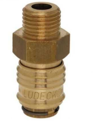 LÜDECKE ESM 18 A Mini Stoper Gövde (1/8” Erkek)