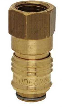 LÜDECKE ESM 18 I Mini Stoper Gövde (1/8” Dişi)