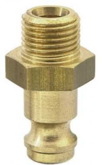 LÜDECKE ESM 18 NA Mini Stoper Uç (1/8” Erkek)