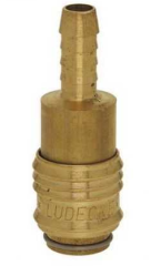 LÜDECKE ESM 6 T Mini Stoper Gövde (Hortum İçin 6mm)