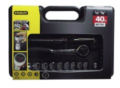 Stanley 1-87-192 40 Parça 3/8” ve 1/4” Lokma Takımı