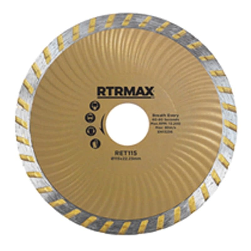 RTRMAX RET115 115 Turbo Kanallı Elmas Testere