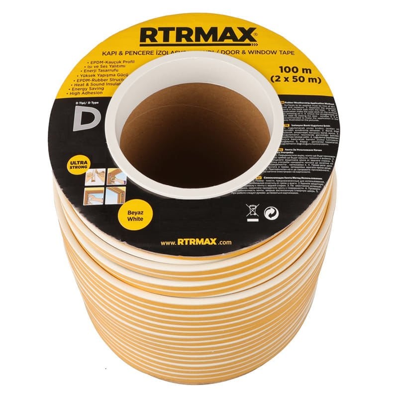 RTRMAX RNP01 100Mt 9x6mm Kapı Pencere Bandı