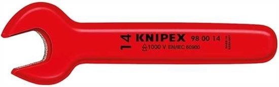 Knipex 98 00 5/8 8 VDE İzoleli 5/8 inç Tek Ağız Anahtar