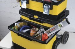 Stanley 1-95-621 Metal Plastik Tekerlekli Takım Çantası 568x730x389