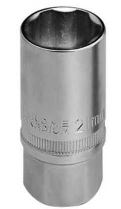 TROY 26126 1/2 inç Buji Lokması (Ölçü 21mm-Çap 27,8mm-Uzunluk 65mm)