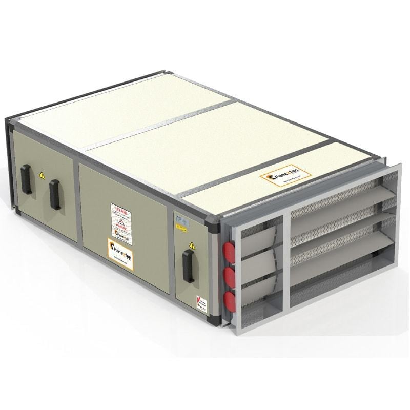 Fanexfan FHSF-R-100 Çift Cidarlı Sığınak Santrali  (Radyal Fanlı) Trifaze