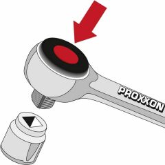 Proxxon 23020 ¼'' ve ½'' Cırcır Kollu 27 Parçalı Lokma Takımı