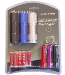 TROY 28901 LED El Feneri Seti, 6 Parça