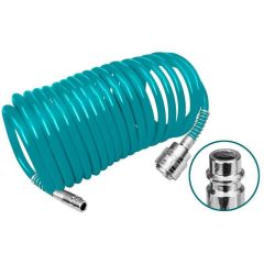Total THT11151 Pnömatik Spiral 8mm Hava Hortum 15mt